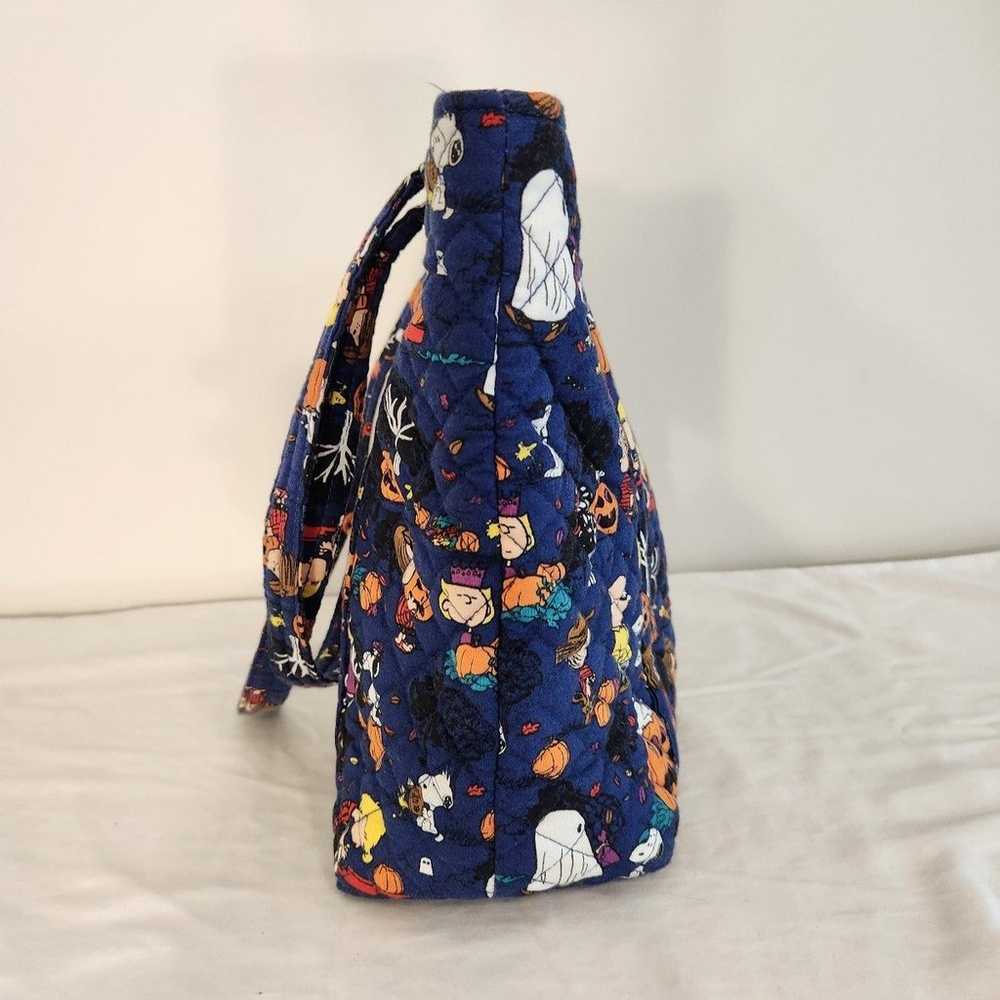 Vera Bradley Peanuts Halloween Small Vera Tote EUC - image 7