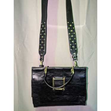 Steve Madden Black Shoulder Bag Satchel Handbag Vi