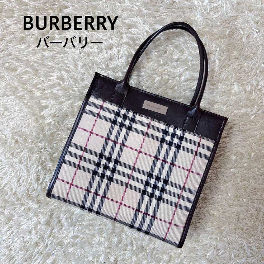 ☆Rare・Extremely Beautiful☆ BURBERRY Mini Square T… - image 1