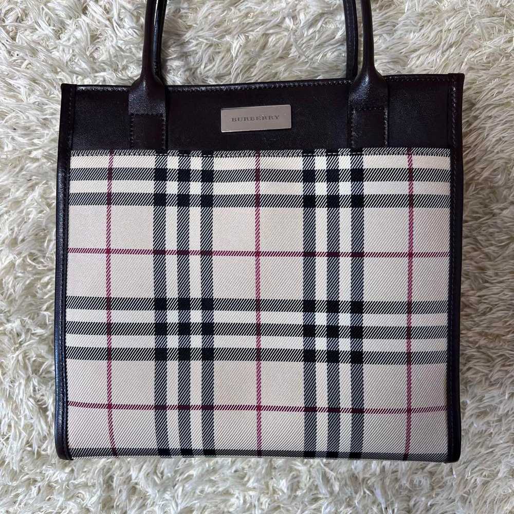 ☆Rare・Extremely Beautiful☆ BURBERRY Mini Square T… - image 3