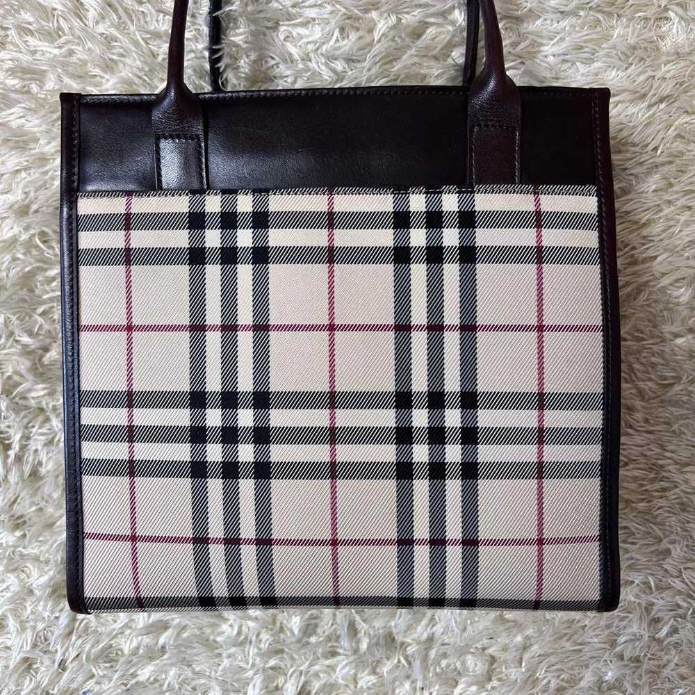 ☆Rare・Extremely Beautiful☆ BURBERRY Mini Square T… - image 4