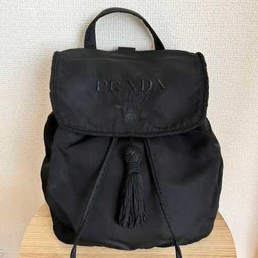 [PRADA] Logo Embroidered Mini Backpack - image 1