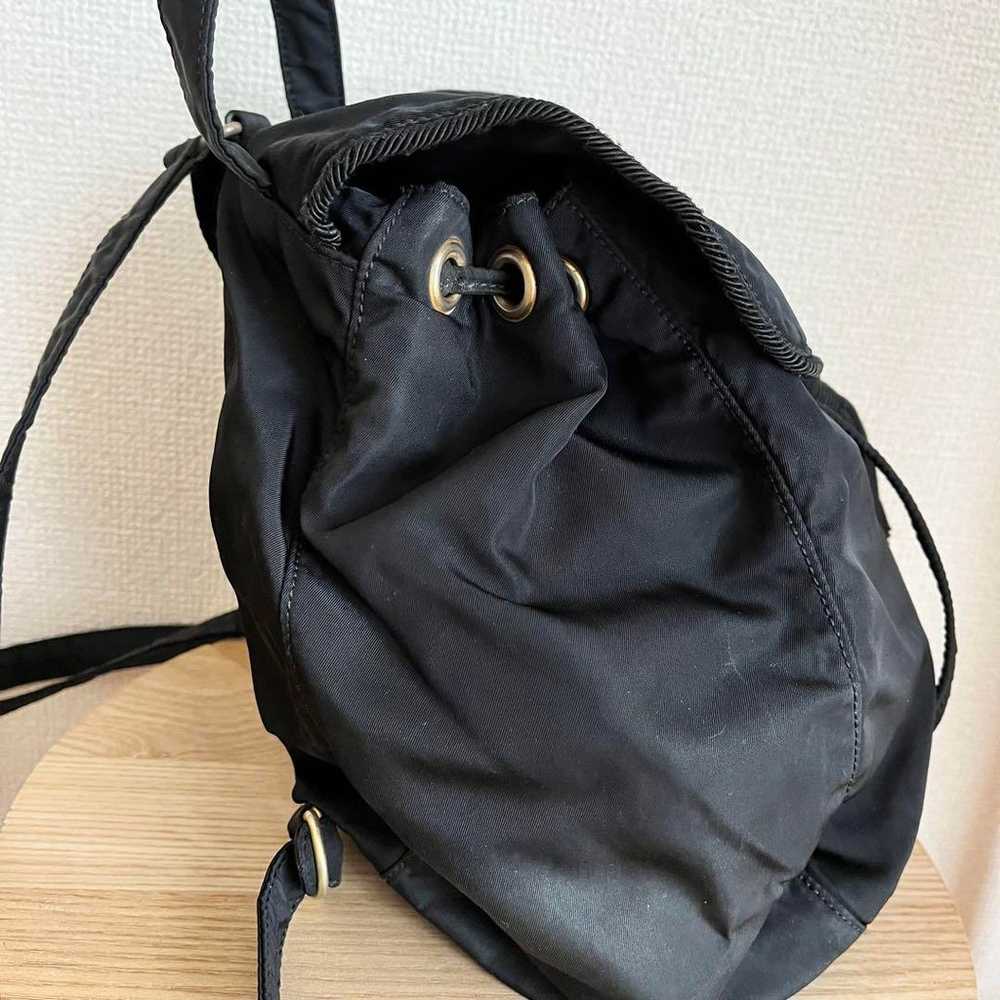 [PRADA] Logo Embroidered Mini Backpack - image 6