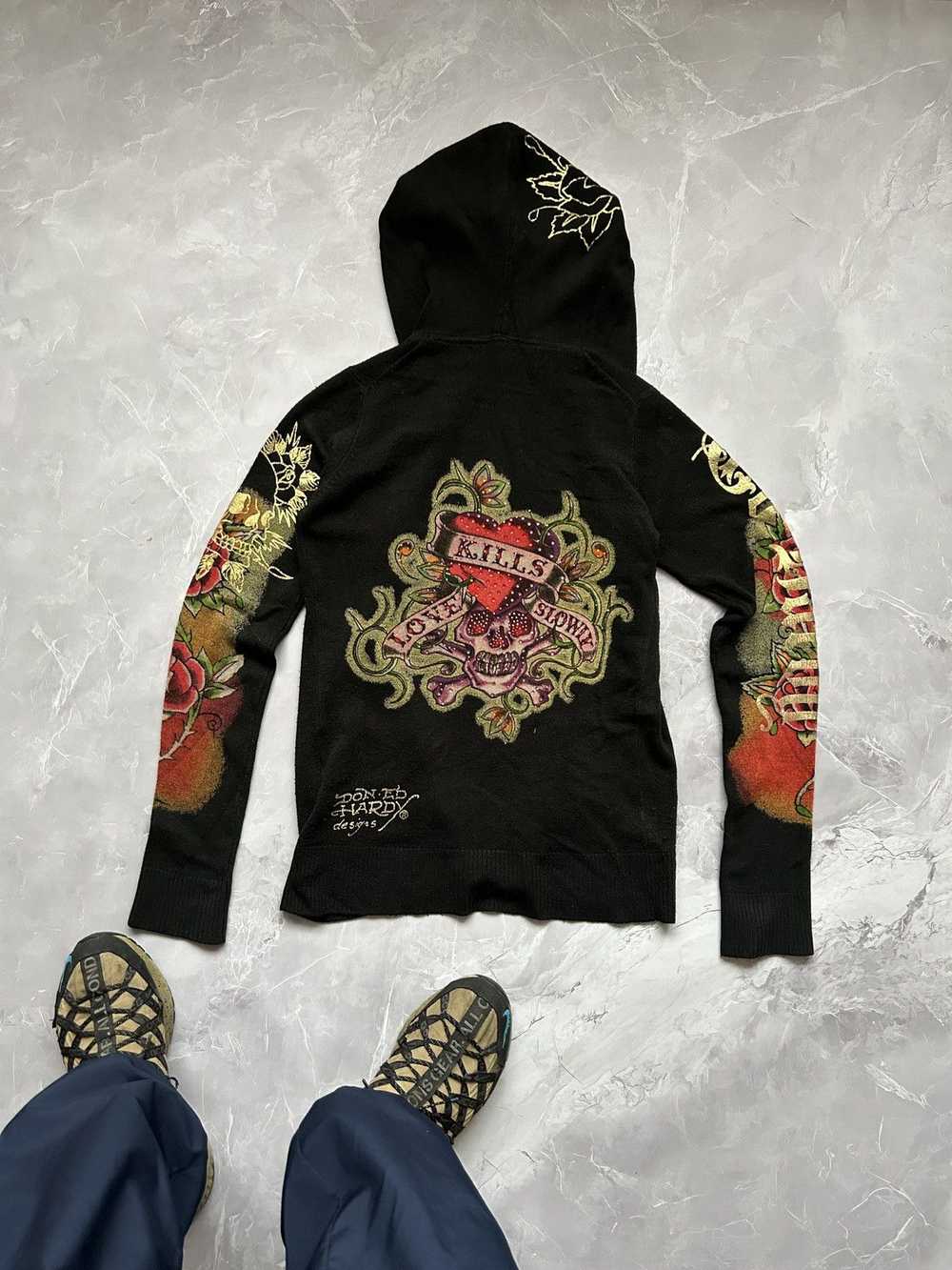 Christian Audigier × Ed Hardy × Rare Rare Vintage… - image 2