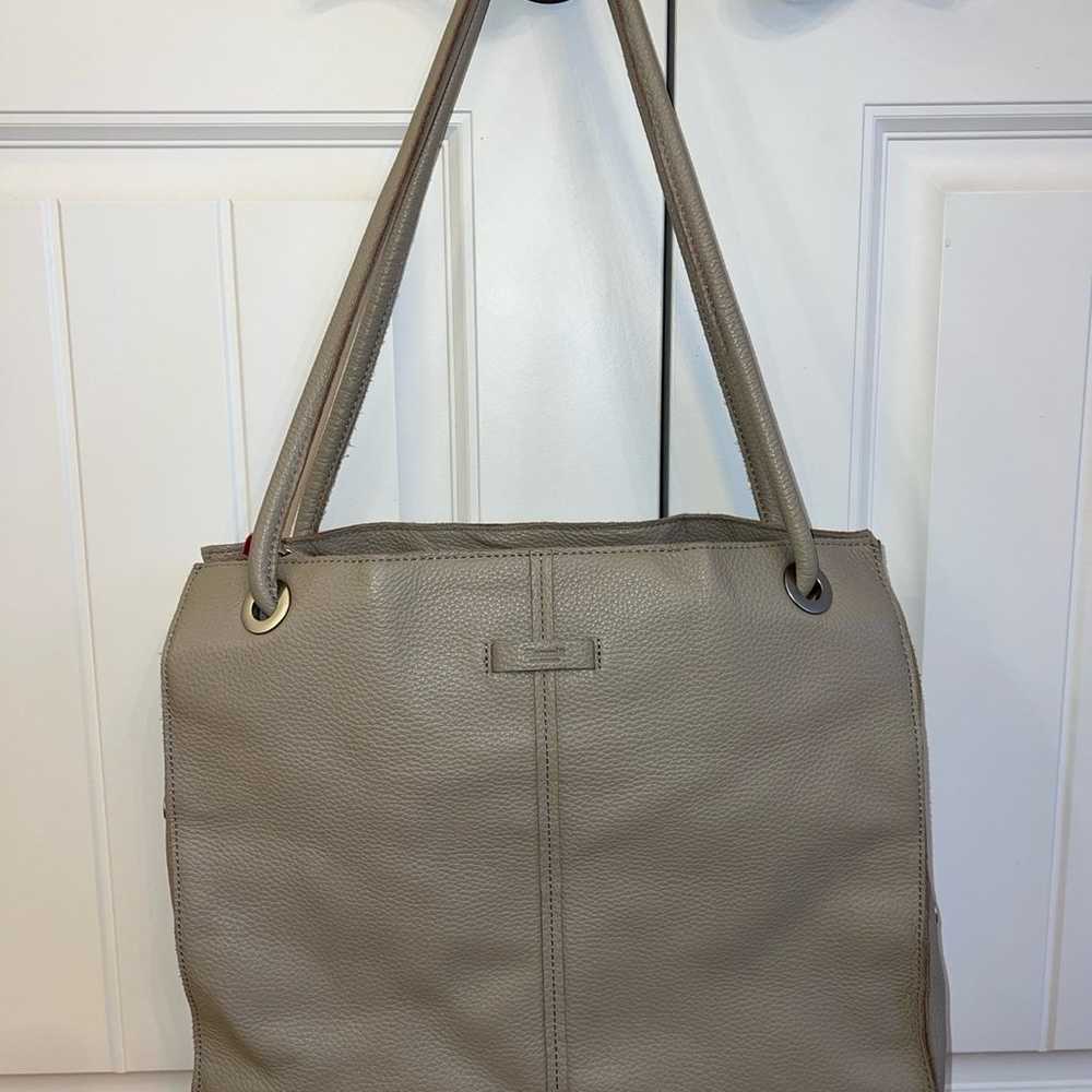 Hammitt Benjamin Tote Shoulder Bag Pebbled Leathe… - image 1