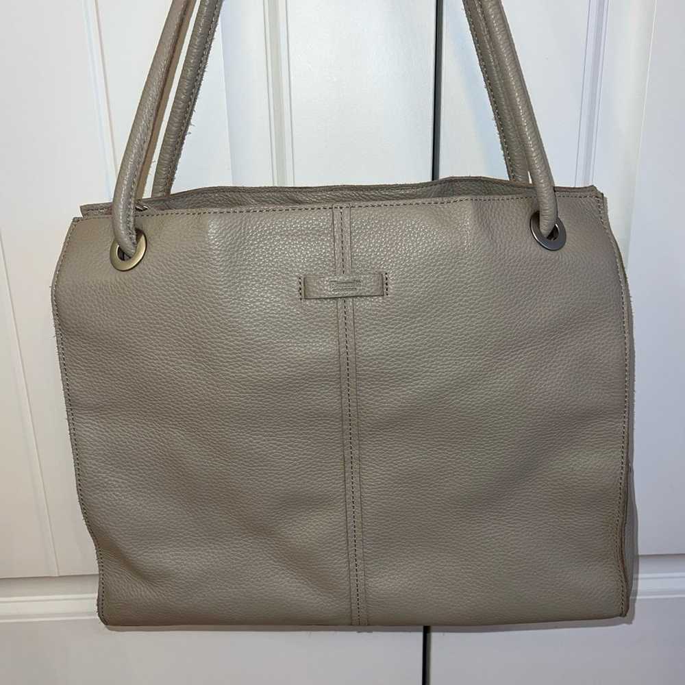 Hammitt Benjamin Tote Shoulder Bag Pebbled Leathe… - image 4