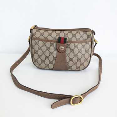 Gucci GG MONOGRAM CANVAS LEATHER WOMEN'S CROSSBODY