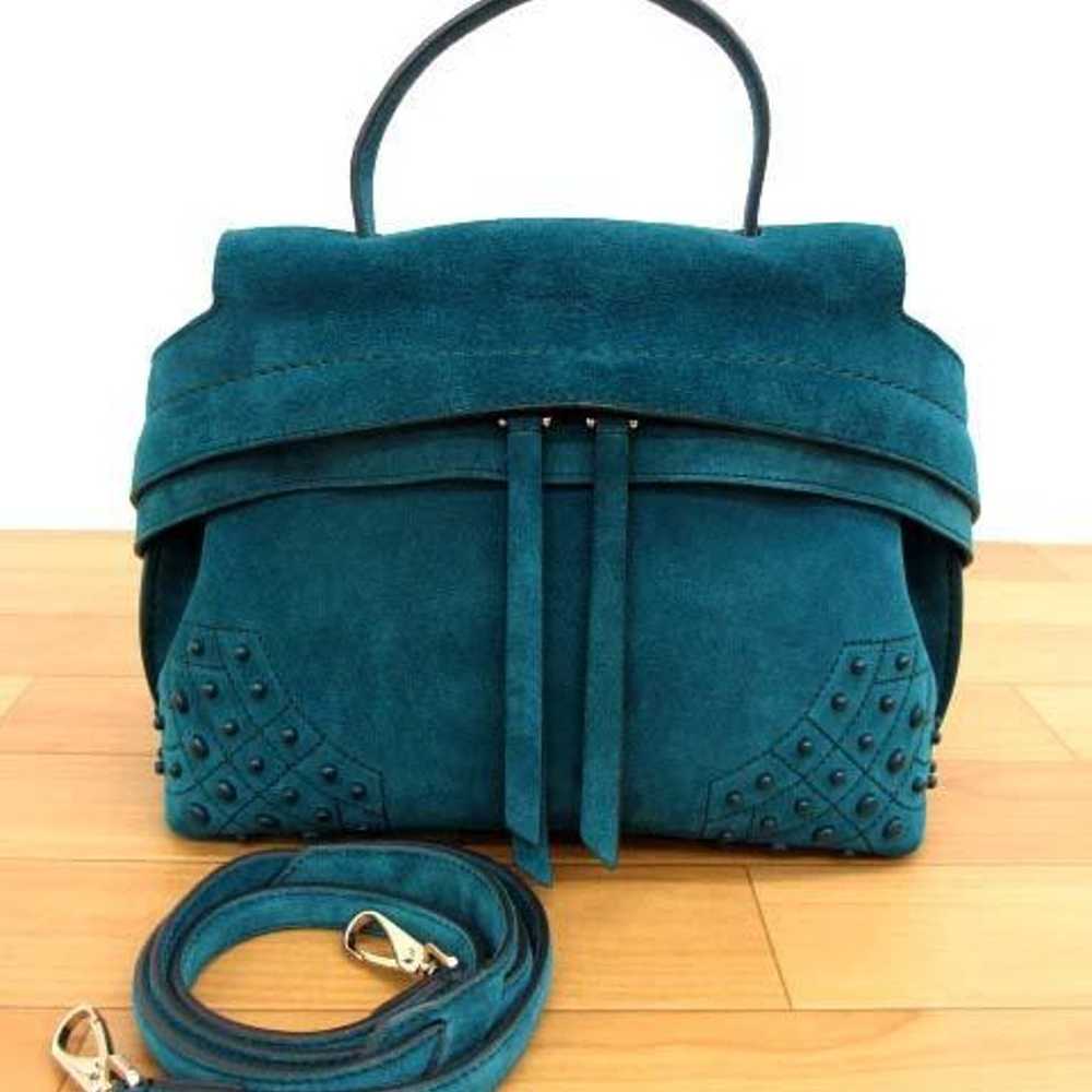 Excellent condition TOD'S Wave Bag Suede 2-way - image 1