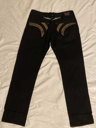 Robins Jeans Robins Jean Made in USA Black Studded