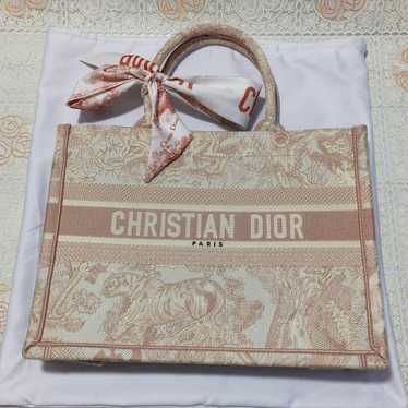 DIOR ☆ Dior ☆ Medium Size Book Tote Pink - image 1