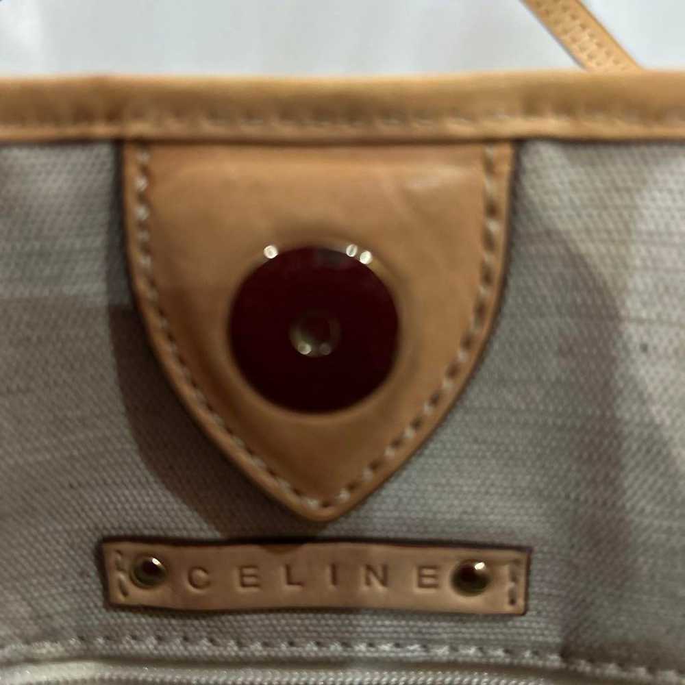 No408 Celine Sulky Genuine Leather Tote Bag - image 4