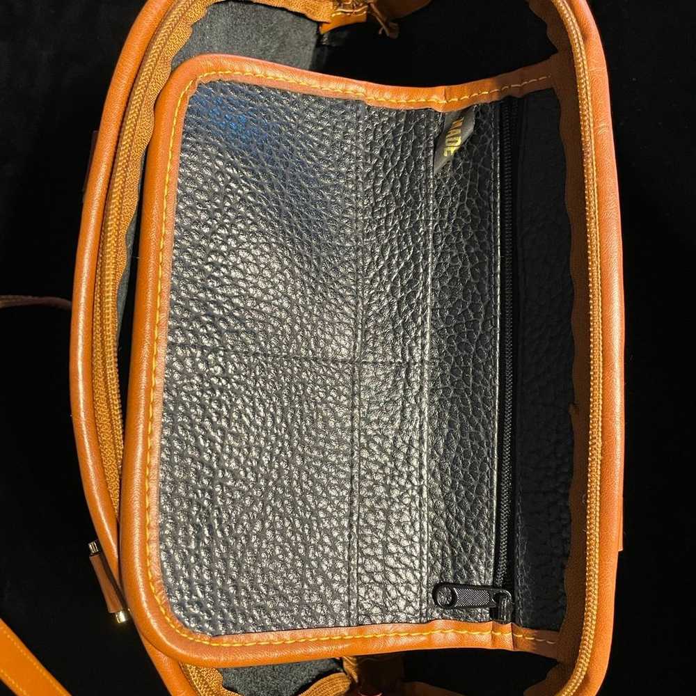 Dooney & Bourke Black Pebbled Leather All Weather… - image 7