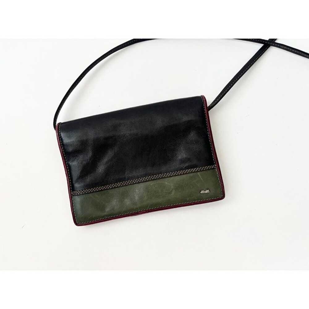 Retro Genuine Genuine Leather Tri-Color Crossbody… - image 3