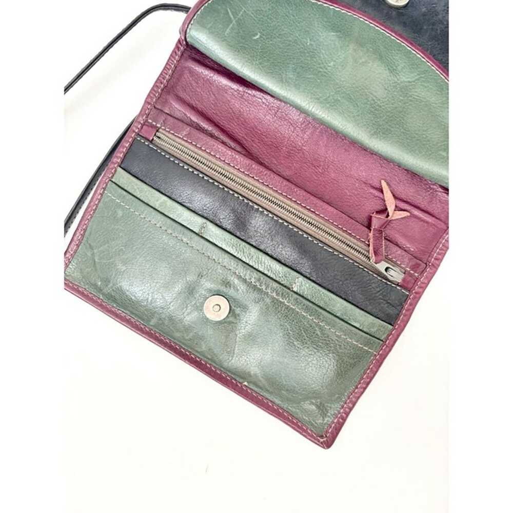 Retro Genuine Genuine Leather Tri-Color Crossbody… - image 8