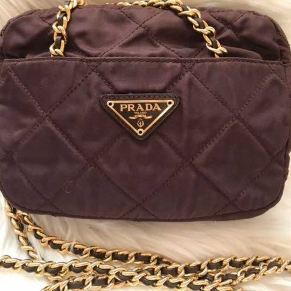 Prada Chain Mini Bag Brown - image 2