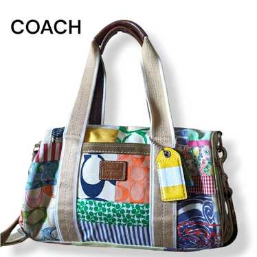 COACH 10452 Handbag Mini Boston Shoulder 2WAY