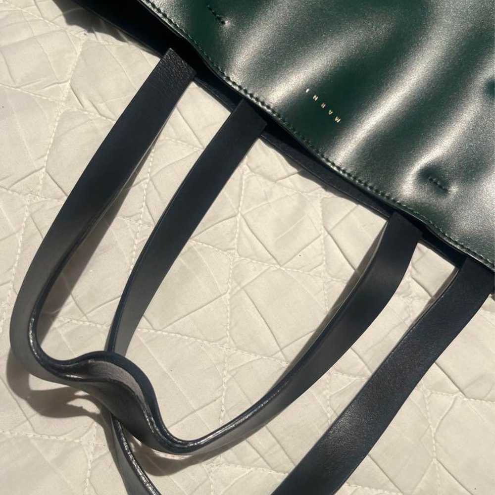 MARNI Museo Leather Tote Bag - image 4