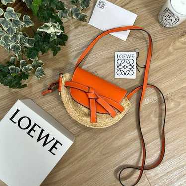 LOEWE Gate Mini Shoulder Bag Crossbody Pochette R… - image 1