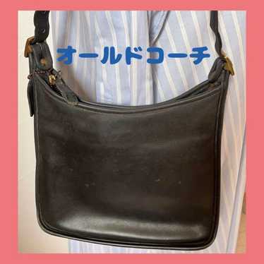 Old Coach Black Shoulder Bag