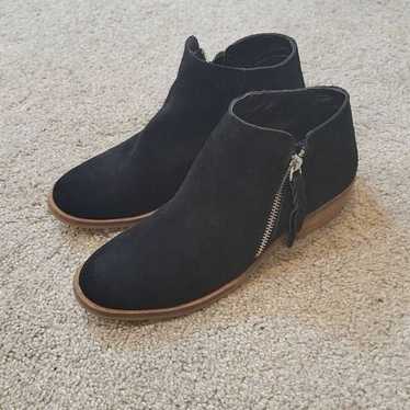 Dolce Vita Women's Black Suede Leather Bootie Size