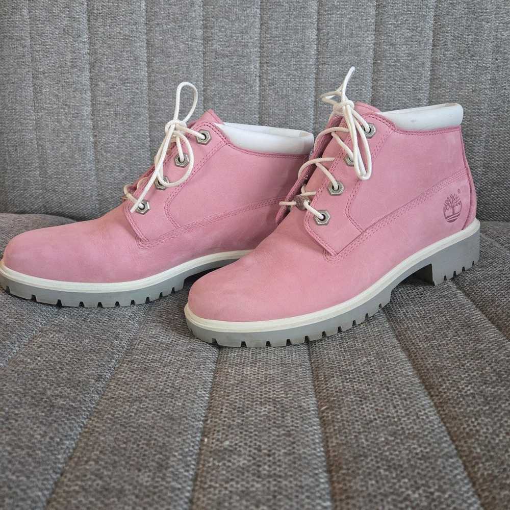 Pink ankle Timberland Boots - image 3