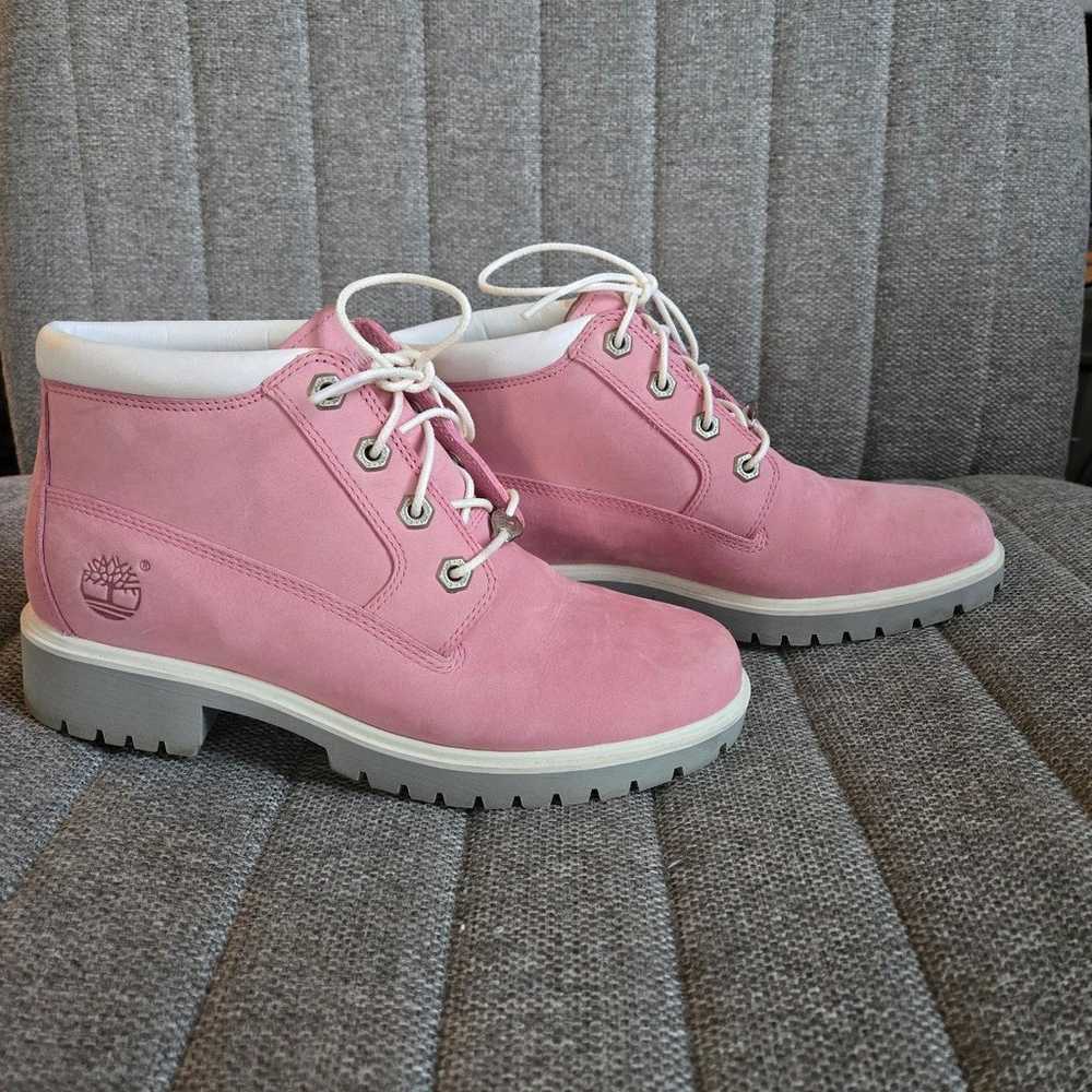 Pink ankle Timberland Boots - image 4