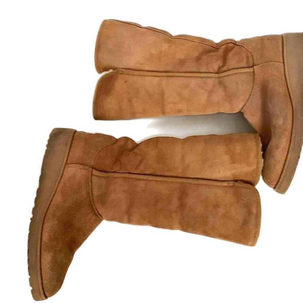 UGG Classic Chestnut Suede Shearling Slim Kristen… - image 12