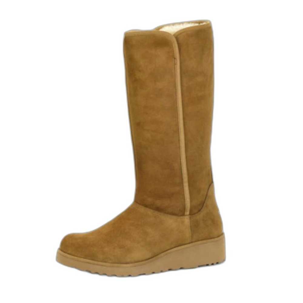 UGG Classic Chestnut Suede Shearling Slim Kristen… - image 1