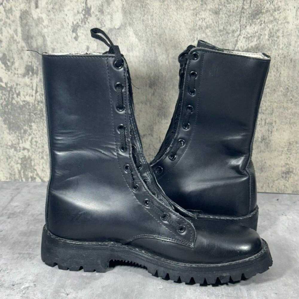 Italian Army Boots 38 Black Lindmar S Pisano Cont… - image 10