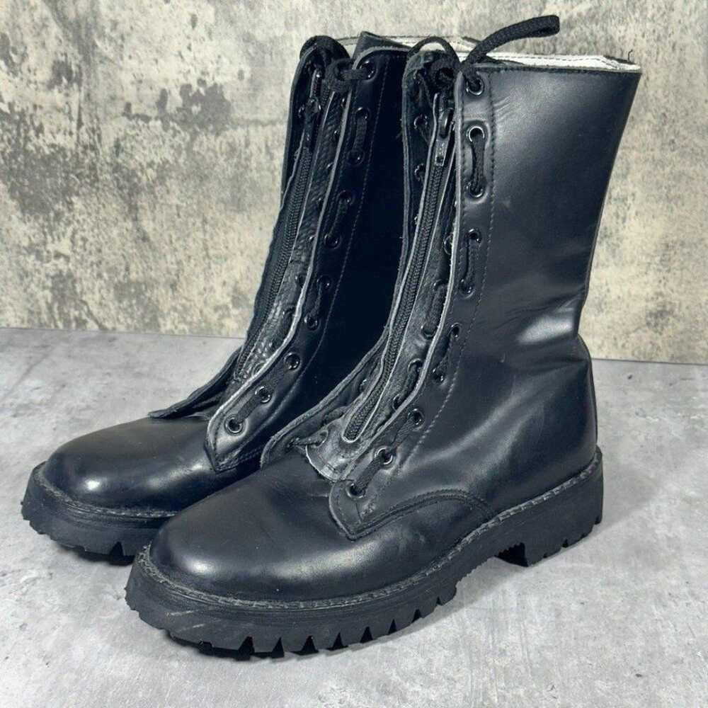 Italian Army Boots 38 Black Lindmar S Pisano Cont… - image 1