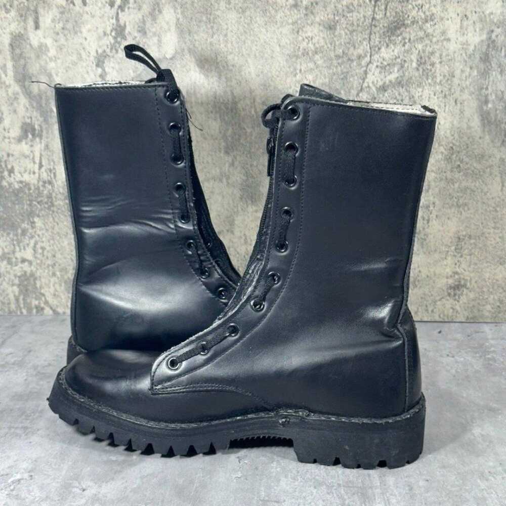 Italian Army Boots 38 Black Lindmar S Pisano Cont… - image 9