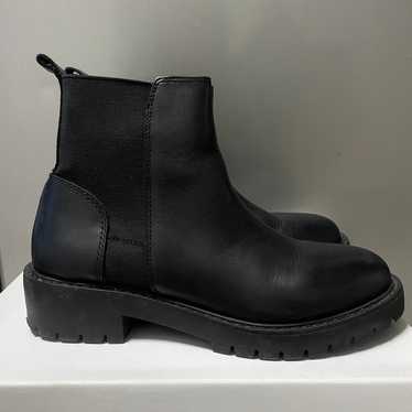 Steve Madden Black Leather Boots