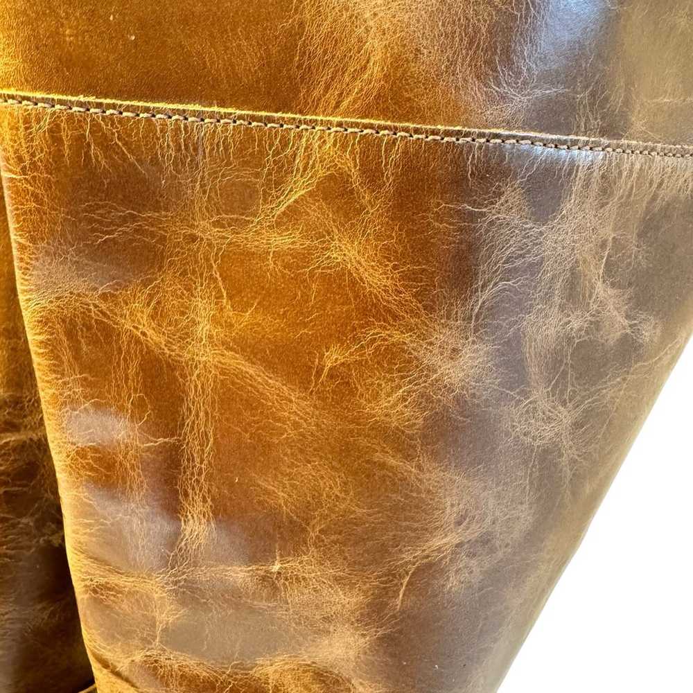 Matisse Glazed, Distressed Tall Tan Riding Boots … - image 3