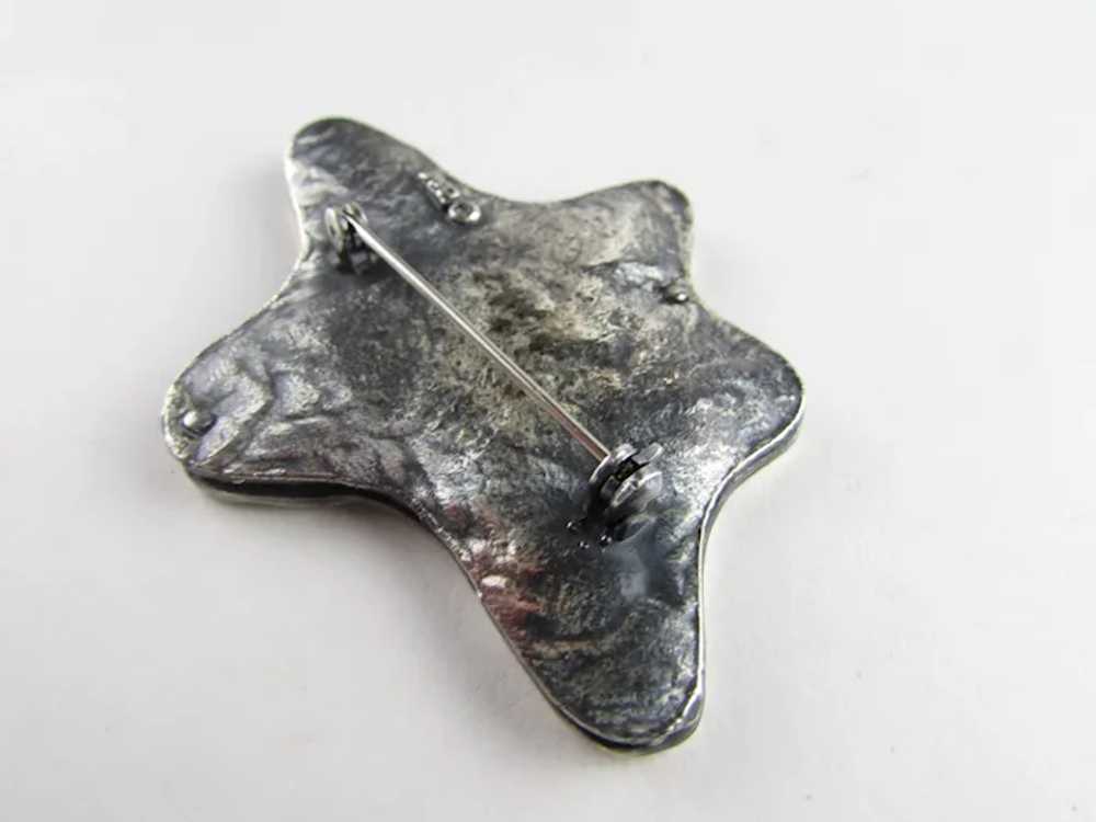 Coro Sterling Modernist Pin - image 11