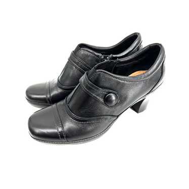 Clarks Artisan Womens Black Leather Tripini Ankle 