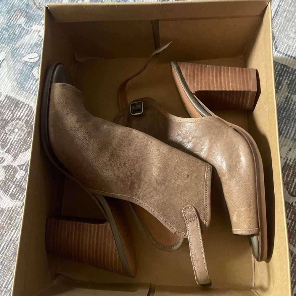 Lucky Brand peep toe boots 9.5 - image 6