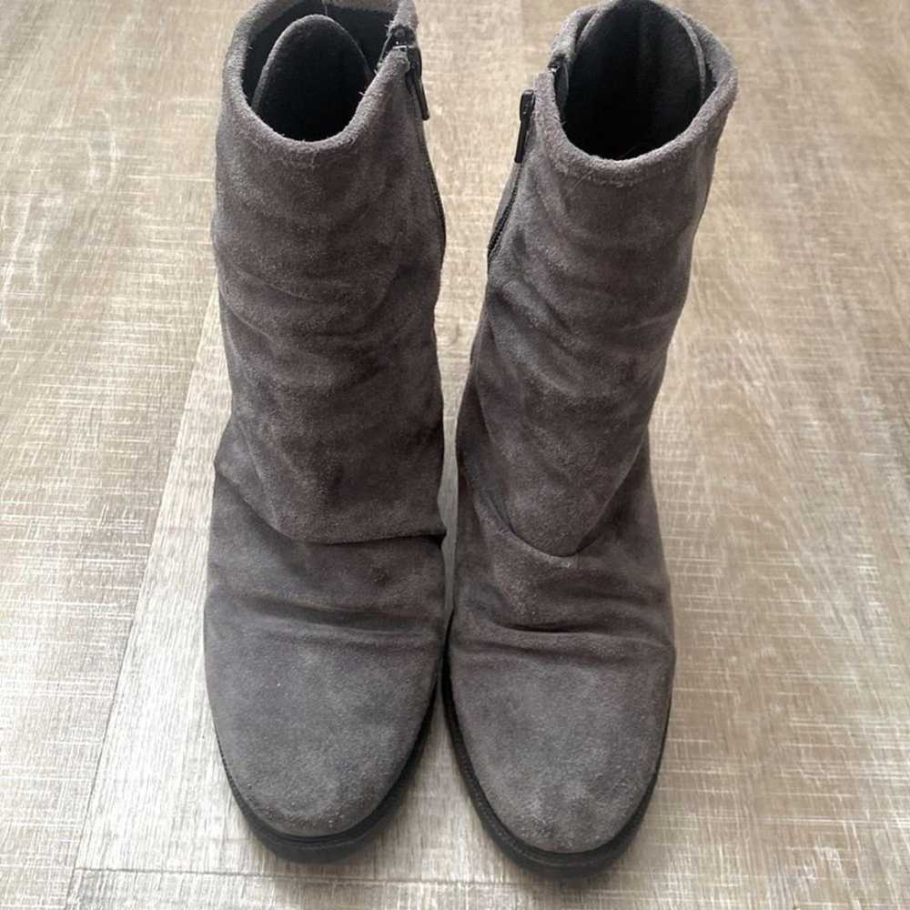 BOS & CO | Barlow Suede Leather Boots - Gray - 41 - image 3