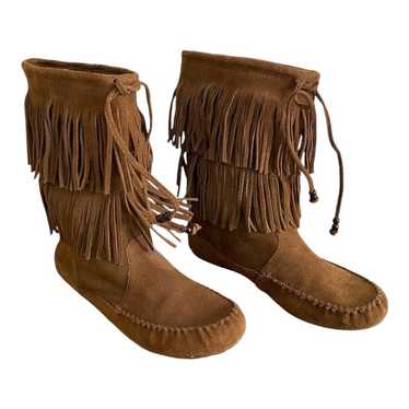 Minnetonka Double Fringe Boots