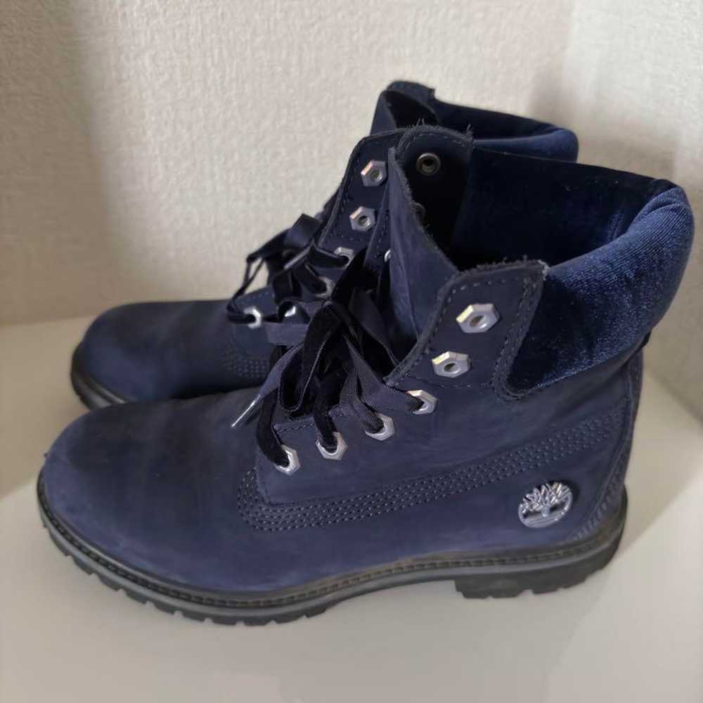 Timberland Navy High-Cut Boots - image 2