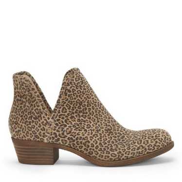 Lucky Brand “Bashina 2” Animal Print Booties