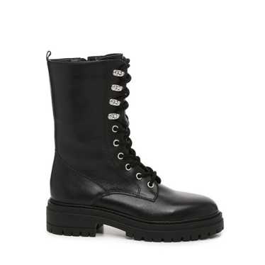 Steve Madden Aiken Combat Boot Black