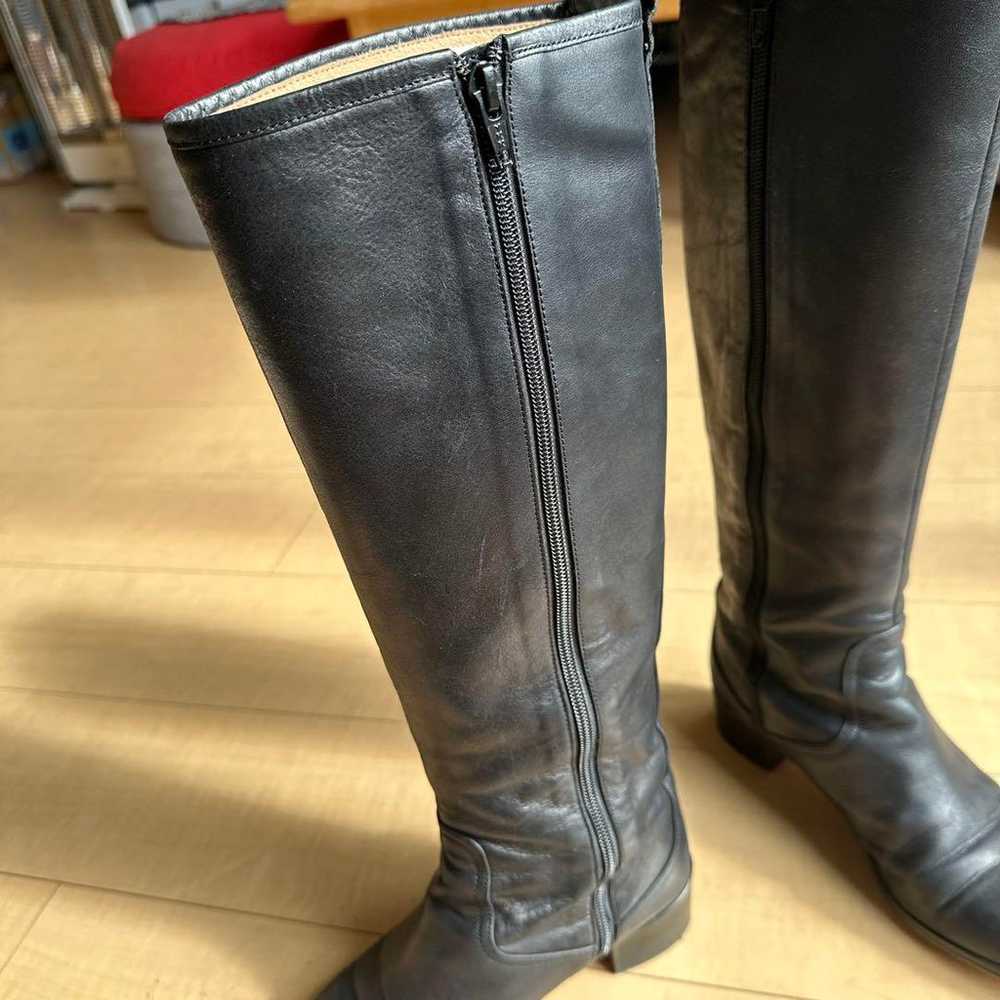 Price reduced ◎ LANVIN Black Leather Long Boots - image 10