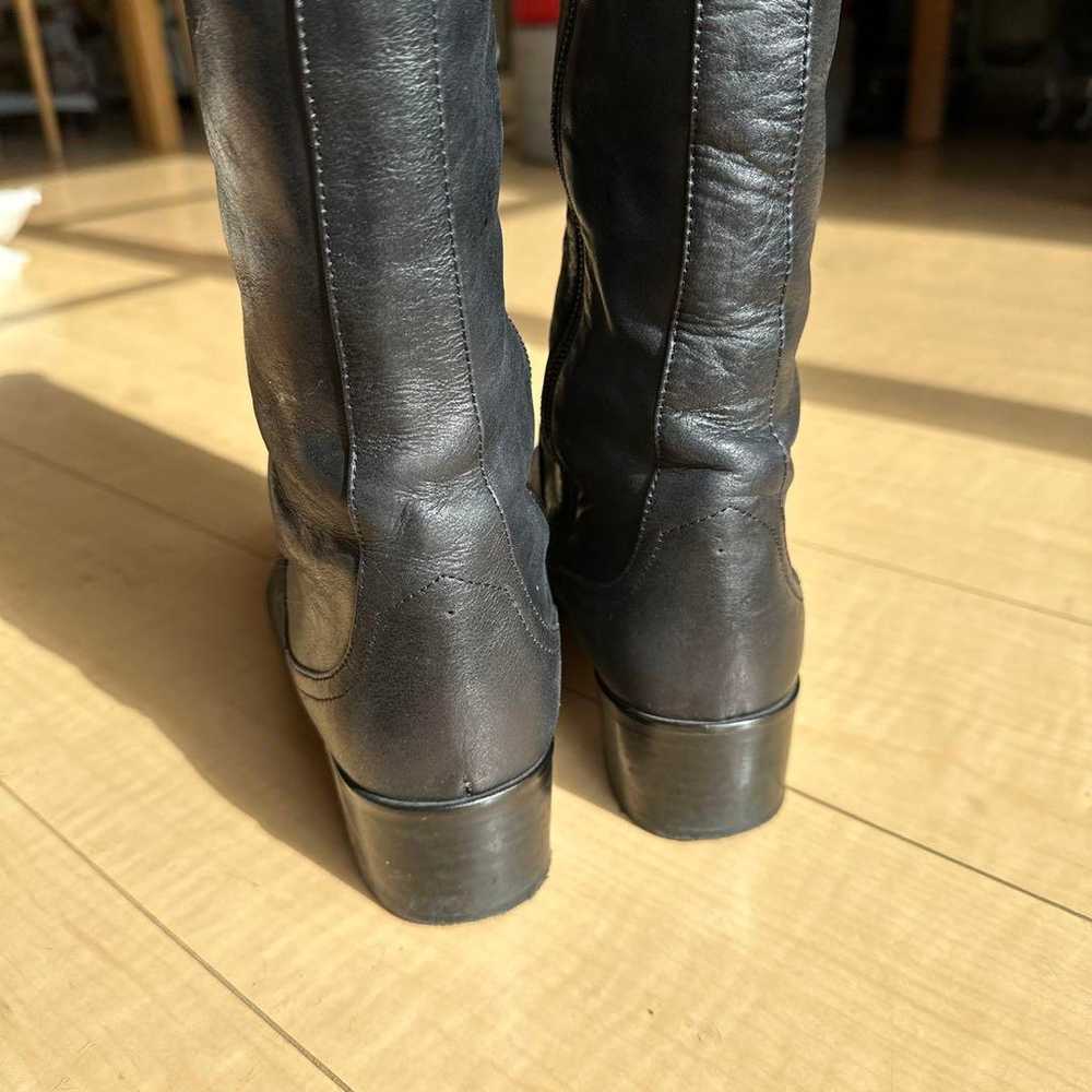 Price reduced ◎ LANVIN Black Leather Long Boots - image 4