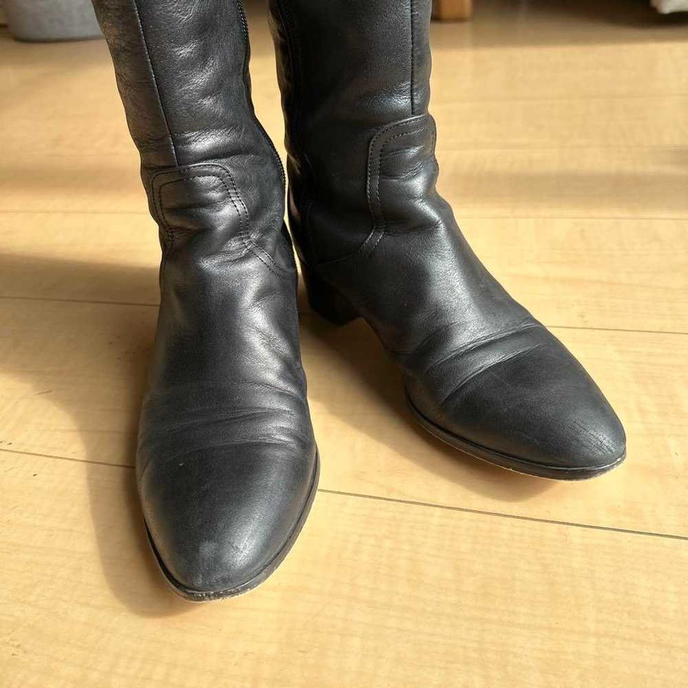 Price reduced ◎ LANVIN Black Leather Long Boots - image 6