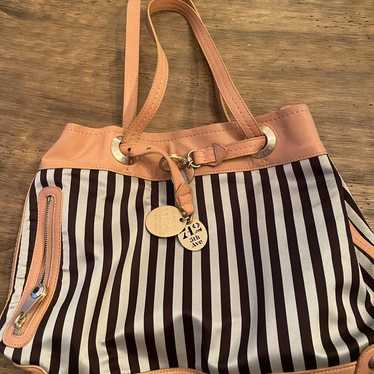 Vintage Henri Bendel Miss Bendel Striped Bag