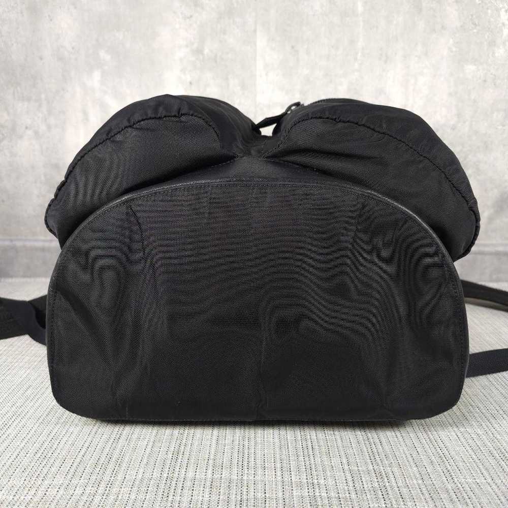 Good condition PRADA V164 backpack triangular log… - image 6