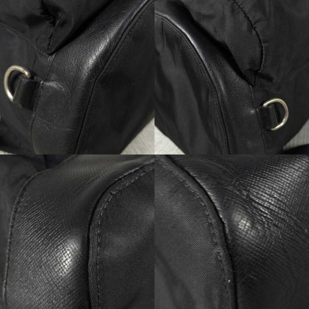 Good condition PRADA V164 backpack triangular log… - image 7