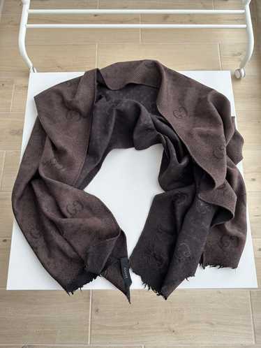 Gucci Gucci Scarf Monogram Big GG Silk / Woll scar