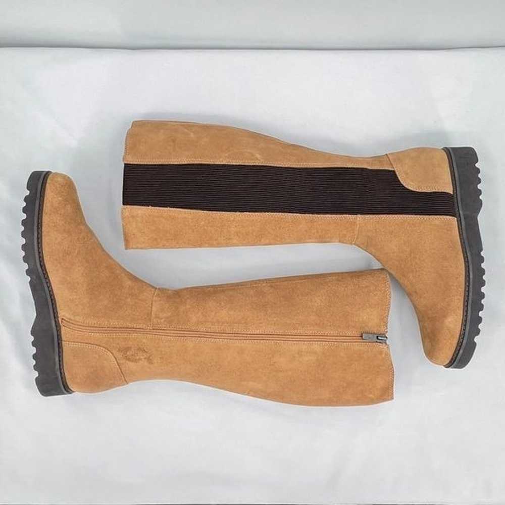 Donald Pliner Codie Carmel Tan Suede Brown Stretc… - image 4