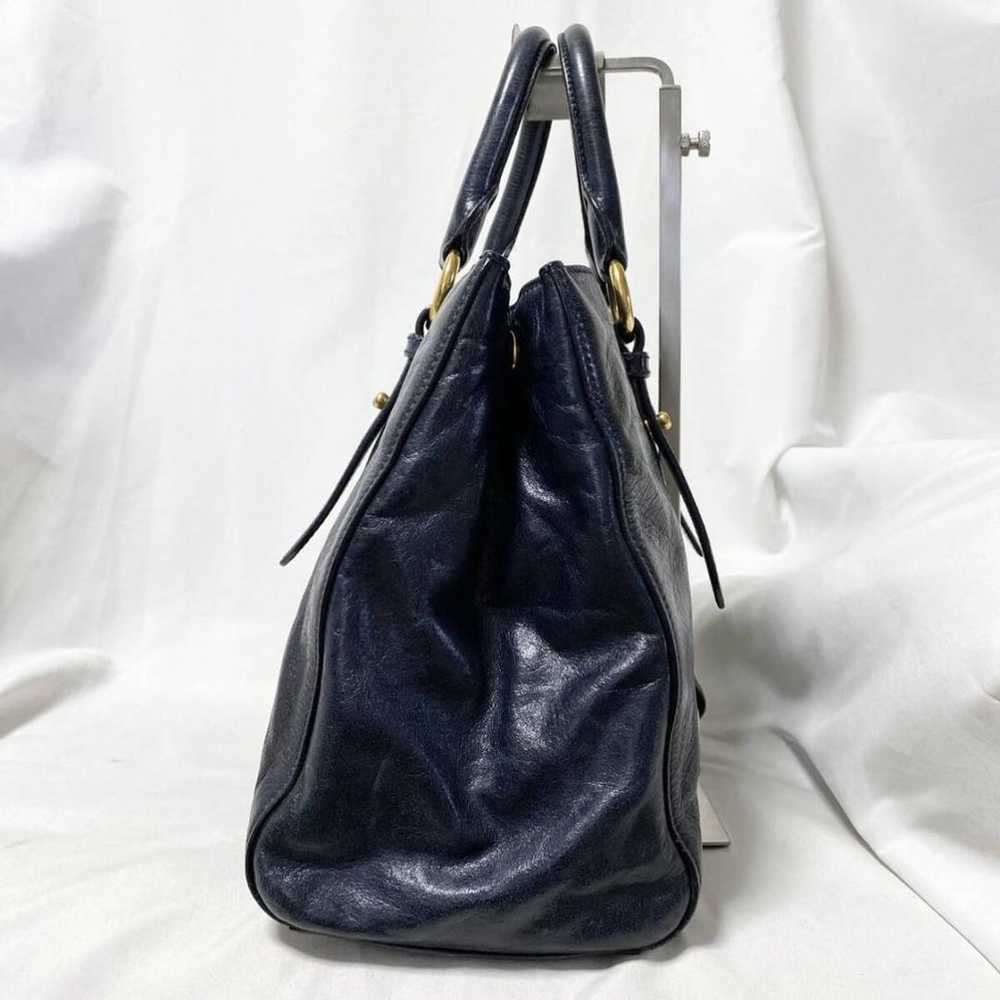 Miu Miu A4◎ Shoulder Bag 2-way Dark Navy - image 3